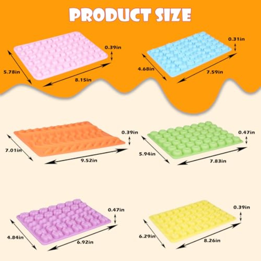 Gummy Bear Molds Silicone 37PC – Donut Mold Silicone Bewertung und Preis
