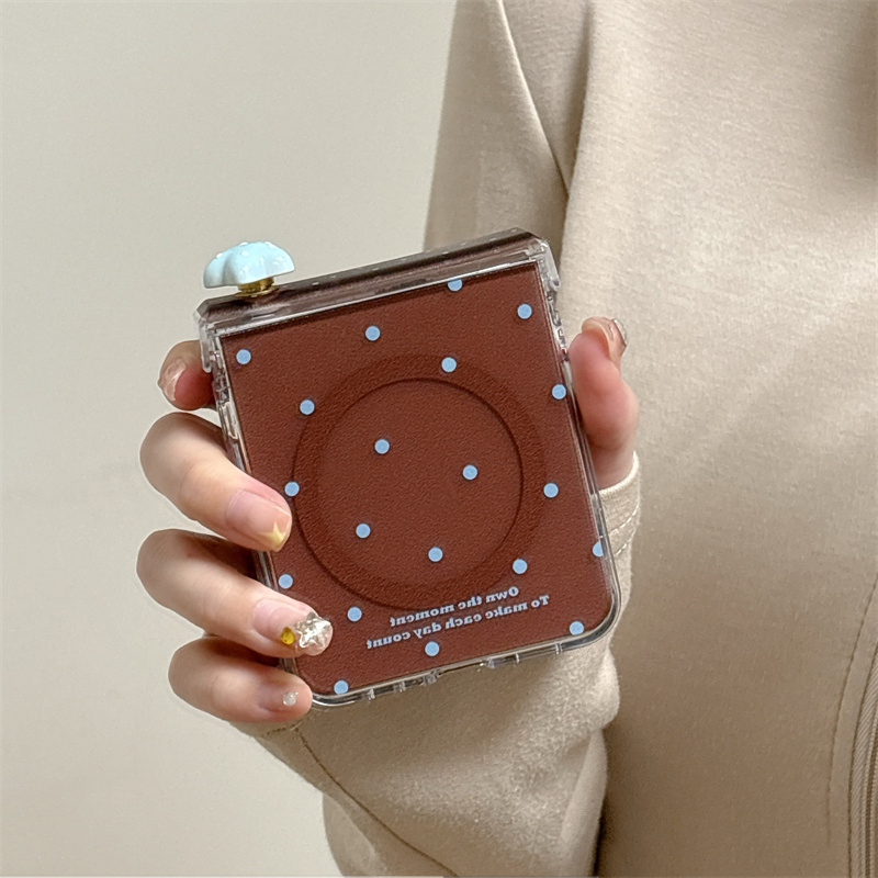 Cute Polka Dot Magnetic Phone  – Taco Stand Holder Bewertung und Preis