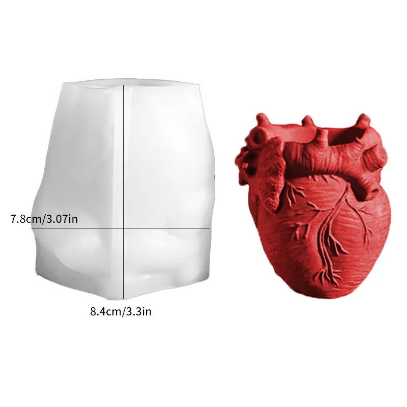 Heart Flowerpot Vase Resin Sil – Potsticker Mold Bewertung und Preis