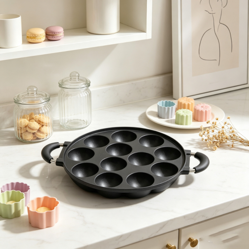 7/12 Mold Aebleskiver Pan, Non – Danish Pancake Pan Bewertung und Preis