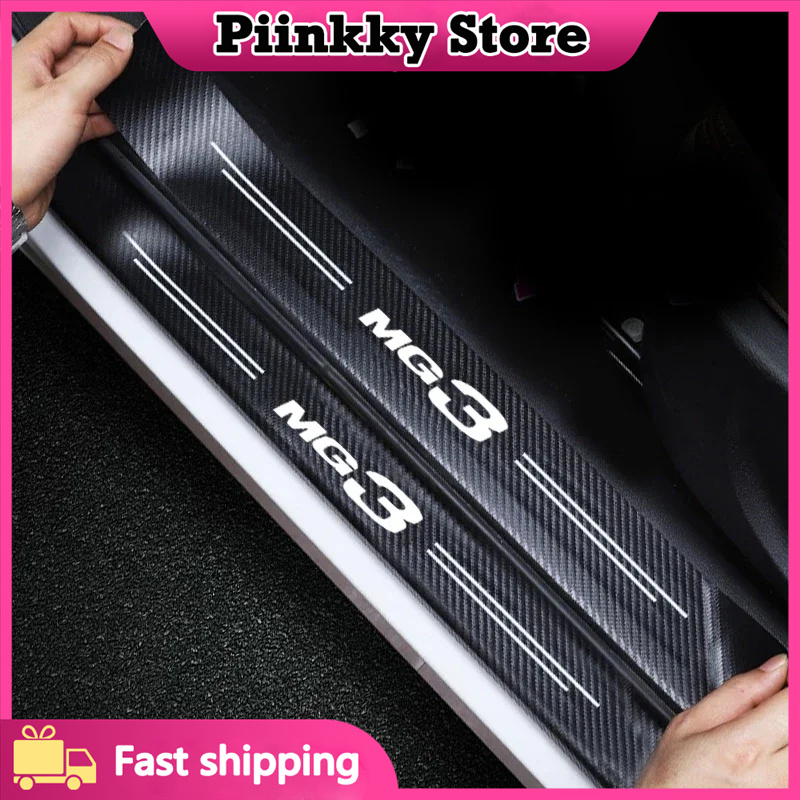 for MG 3 MG3 Logo Car Door Sil – Crepe Pan Carbon Bewertung und Preis