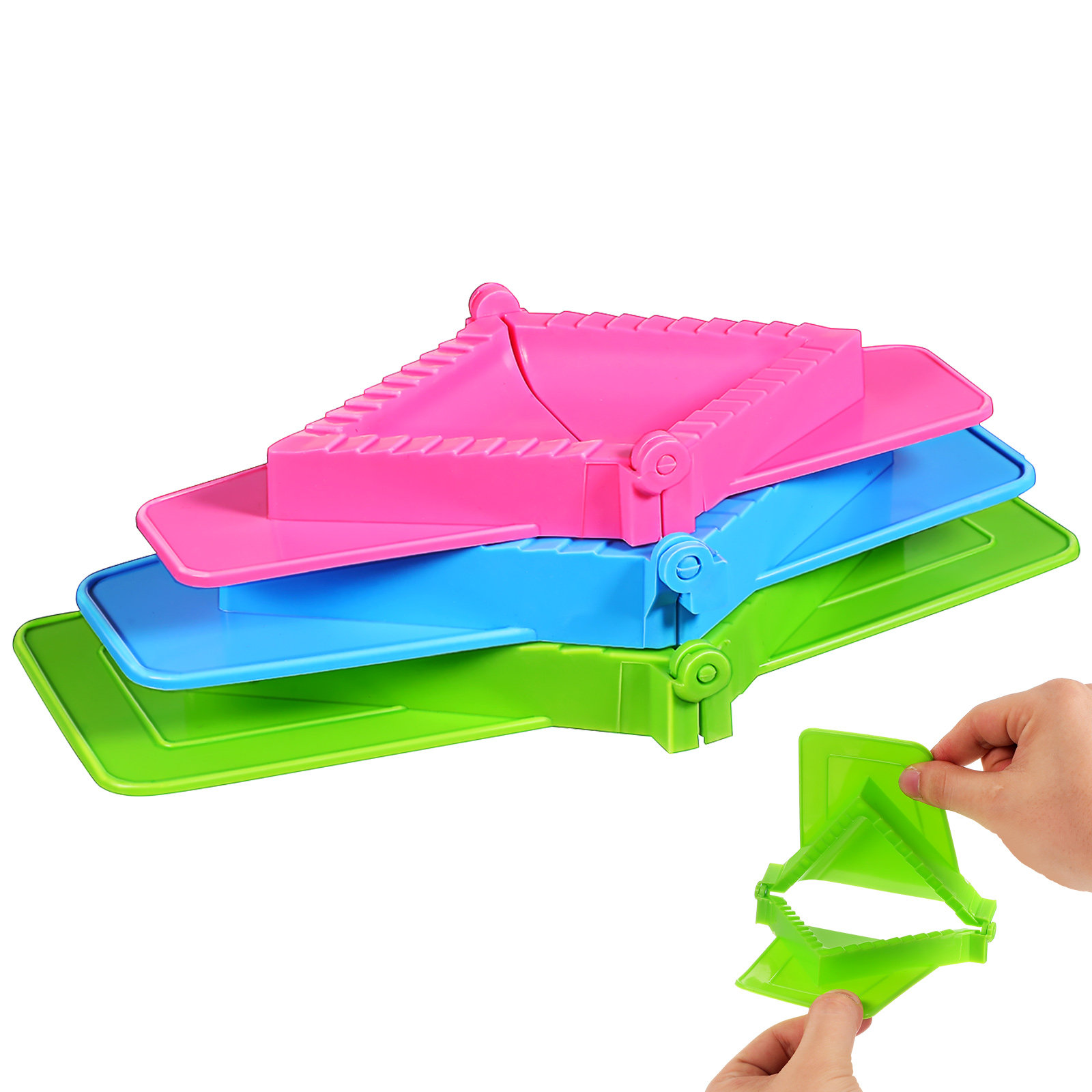 3Pcs Dumpling Mold Plastic Set – Dumpling Press Set Bewertung und Preis