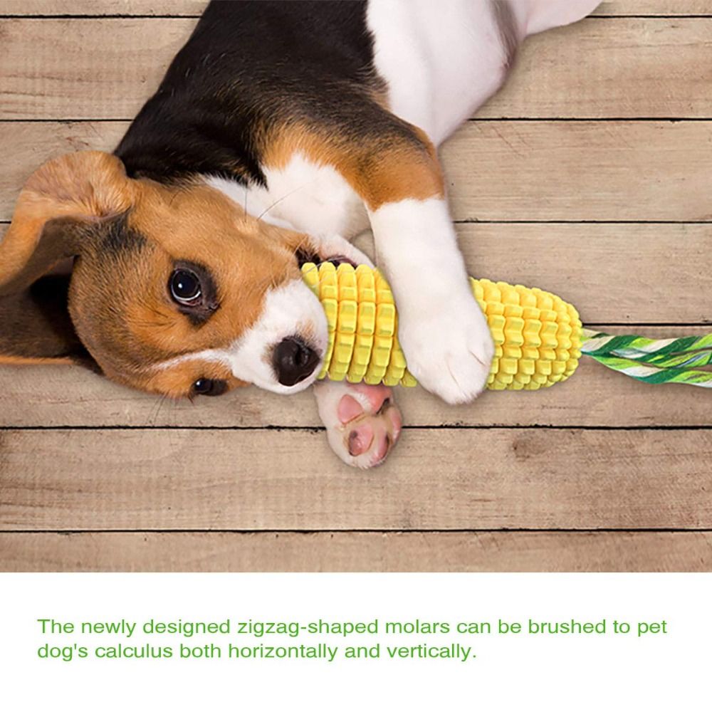 Tough Rubber Dog Chew Corn Sti – Corn Dog Stick Bewertung und Preis