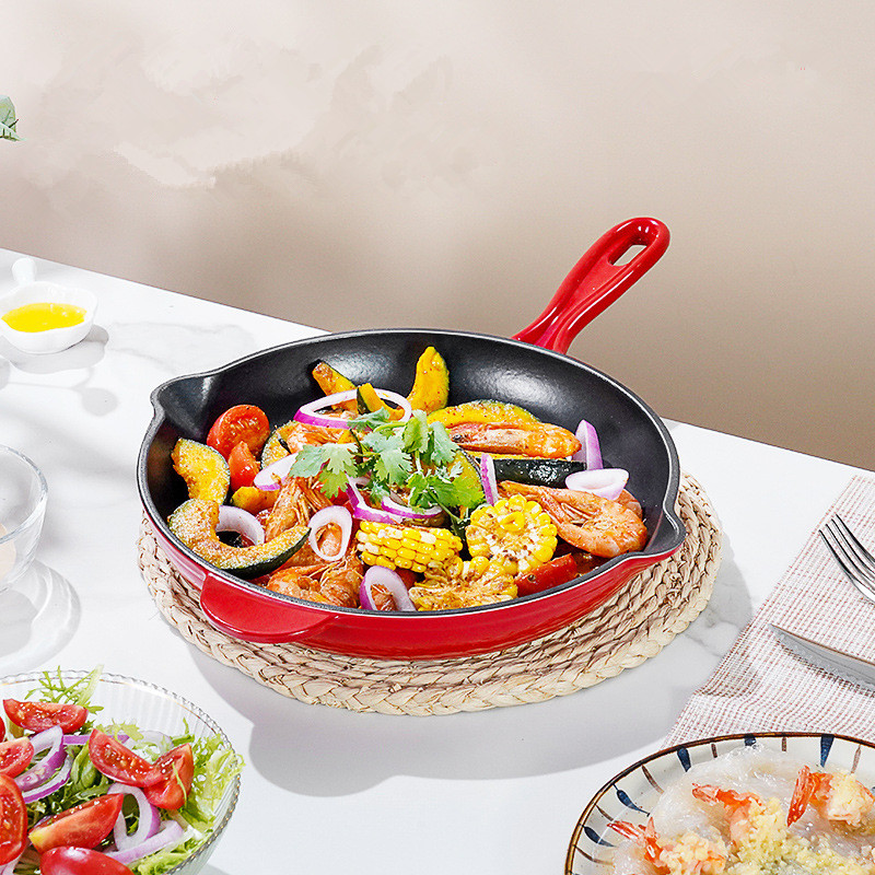 Enameled Cast Iron Skillet Sin – Cast Iron Corn Bewertung und Preis