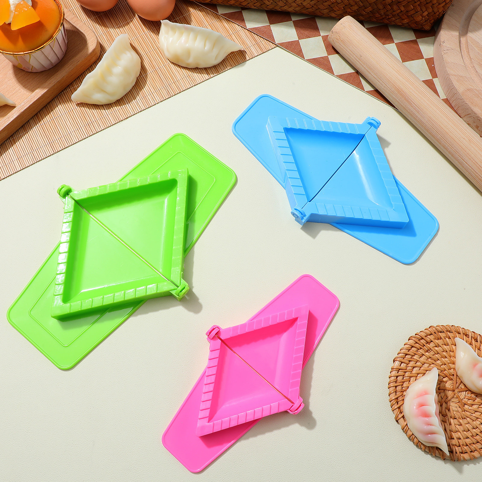 3Pcs Manual Dumpling Maker Pla – Dumpling Press Set Bewertung und Preis