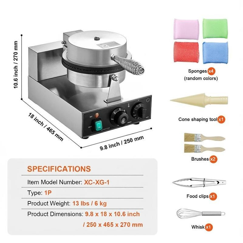 Electric Ice Cream Cone Maker, – Waffle Cone Maker Bewertung und Preis