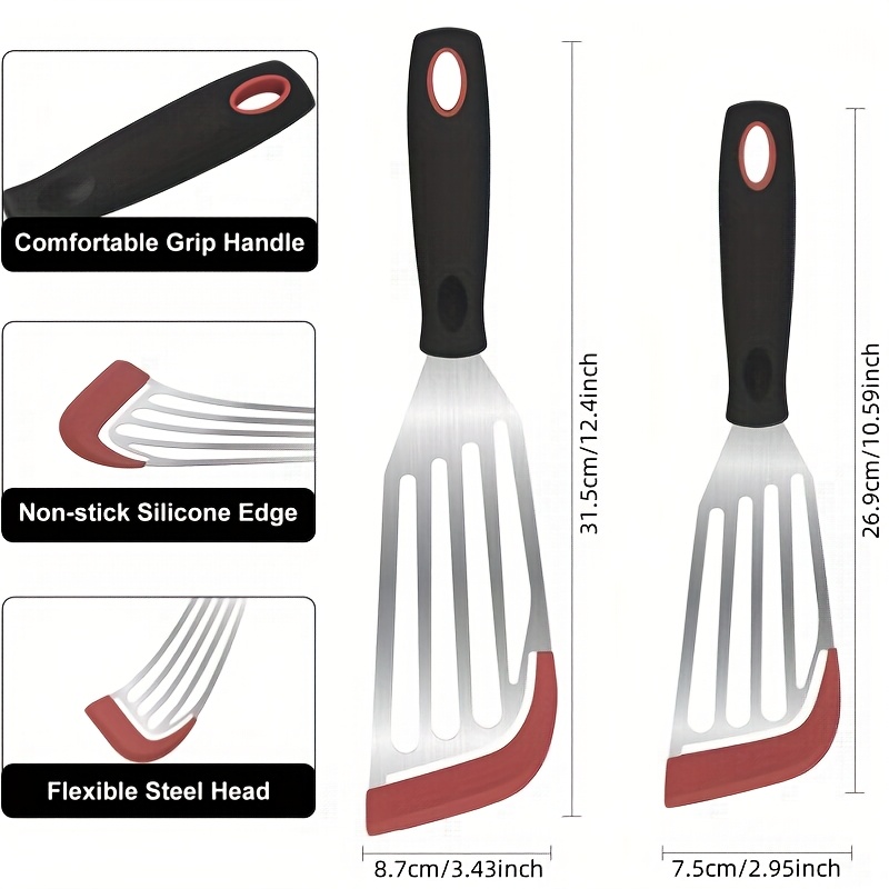 Stainless steel silicone spatu – Okonomiyaki Spatula Bewertung und Preis