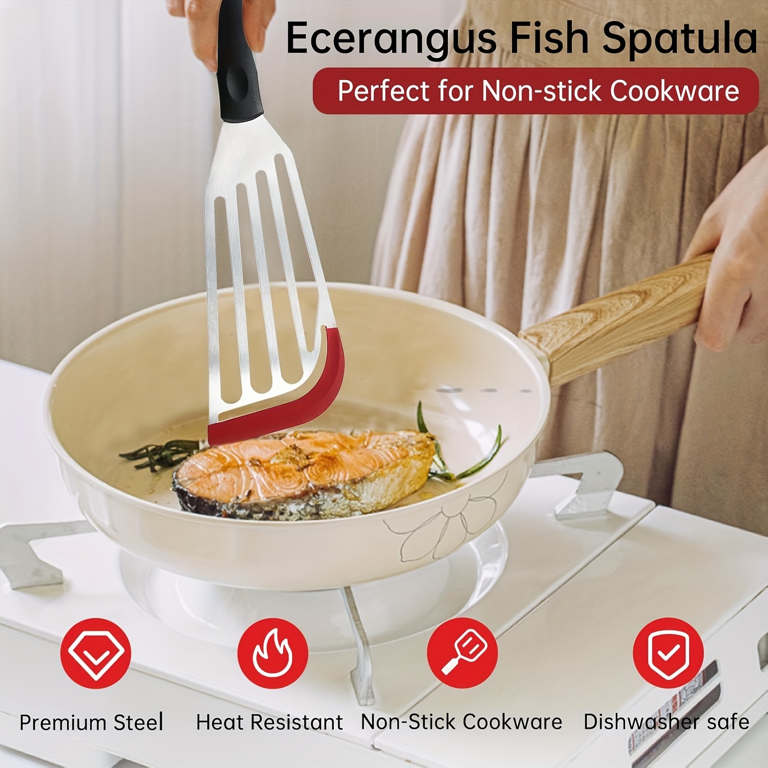 Stainless steel silicone spatu – Okonomiyaki Spatula Bewertung und Preis