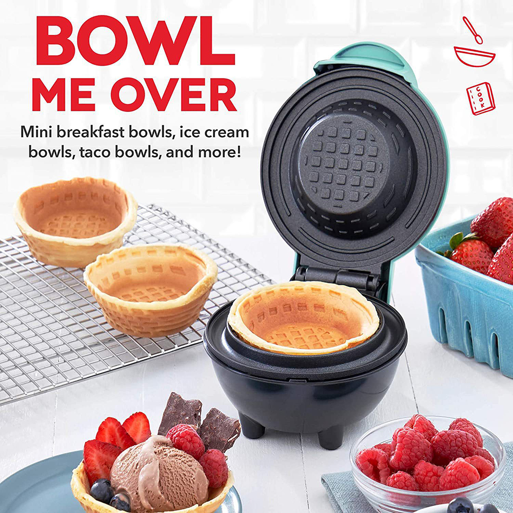 New Mini Waffle Bowl Maker 110 – Egg Waffle Pan Bewertung und Preis