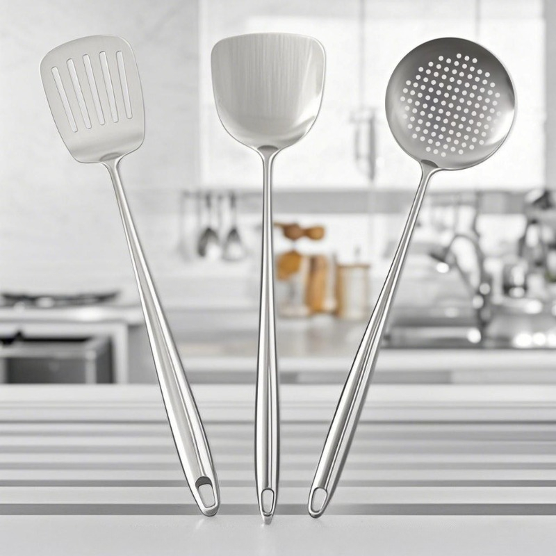 Food Stainless Steel Wok Spatu – Okonomiyaki Spatula Bewertung und Preis